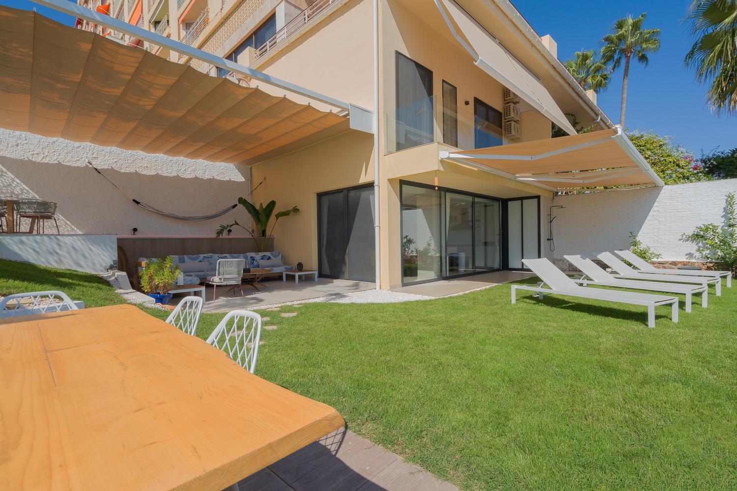 Private 250Sqm Garden Duplex, Jacuzzi, Cinema, Sea View Escape Daire Torremolinos Dış mekan fotoğraf